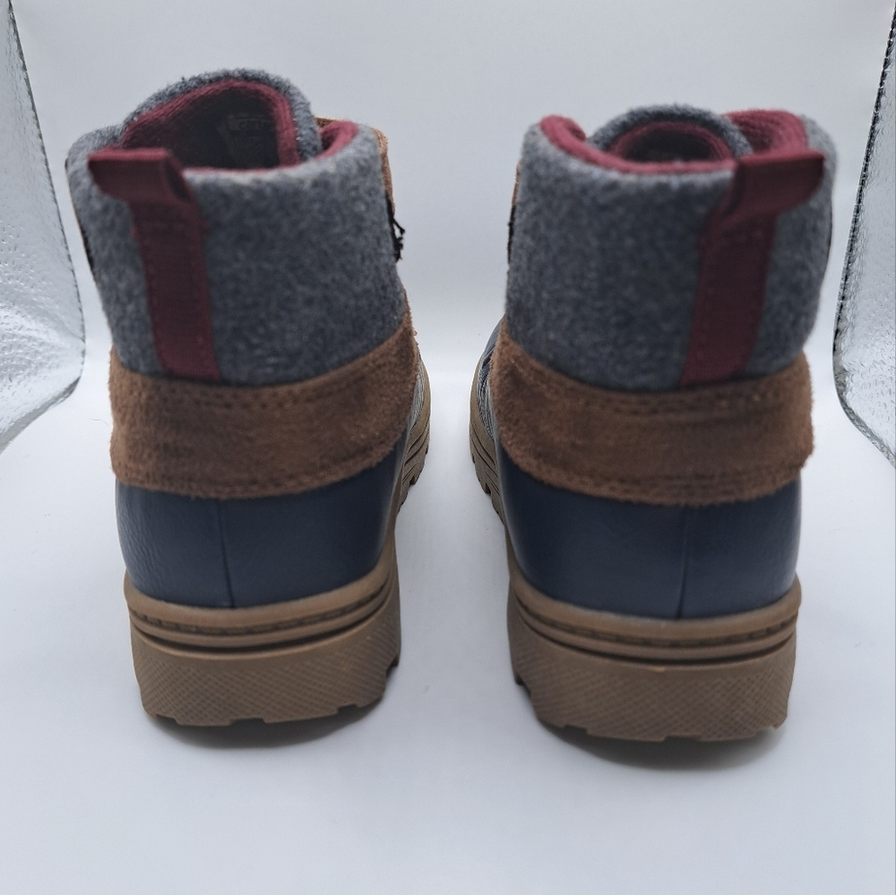 Little kids Carter's Boots navy blue & gray size 11M - Picture 7 of 12